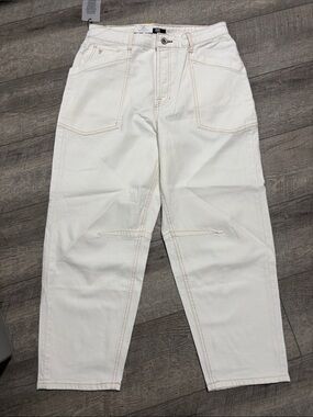 Frye White Cropped Ankle Jeans